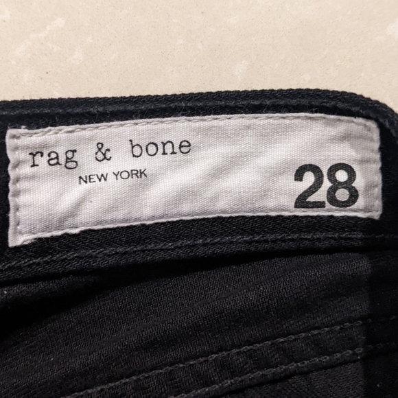 Rag & Bone Justine High Rise Denim Shorts in Black - sz 28 - Excellent Condition - Picture 6 of 7